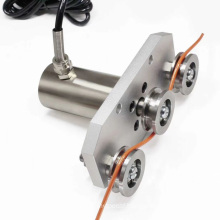 CALT 3-Wheels type rope tension sensor 10kg fibers cable tension force measuring sensor